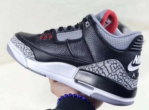 aj 3 black cement 或许是2018年货量最大的鞋款